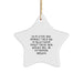 Funny Orthopedic Surgeon Gifts, Star Ornament with Inspirational Quote - Gifts from Family for Men, Women, Friends, Coworkers, and Family - Image 1
