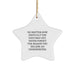 Funny Inspirational Star Ornament Gifts from Men to Underwriter Christmas Unique Gifts - Image 1