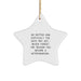 Funny Veterinarian Star Ornament Gifts from Friends and Family for Christmas Unique, Never Forget the Reason You Became a Veterinarian, Star Ornament - Image 1