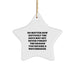 Funny Watchmaker Star Ornament Gifts from Friends - Never Forget the Reason You Became a Watchmaker, Perfect for Christmas - Image 1