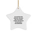 Funny Inspirational Gifts for Woodworkers - Star Ornament from Family to Family - Image 1
