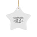 Funny Backpacking Gifts for Friends, Star Ornament 'Backpacking Isn't A Hobby. It's A Calling.' Christmas Unique Gifts - Image 1