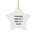 Funny Video Games Star Ornament Gifts for Playing Video Games Enthusiasts from Friends and Family at Christmas - Image 1