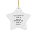 Funny Auditor Gifts for Friends - 'I'm An Auditor. My Level Of Sarcasm Depends On Your Level Of Stupidity.' Star Ornament Christmas Unique Gifts from Family - Image 1