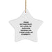 Funny Optometrist Gifts from Friends or Family - Star Ornament for Christmas Unique Gift Ideas for Men or Women - Image 1