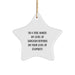Funny Tool Maker Gifts from Friends, Tool Maker Star Ornament for Christmas Unique Gifts, I'm A Tool Maker - My Level Of Sarcasm Depends On Your Level Of Stupidity. - Image 1