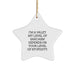 Funny Valet Star Ornament Gifts from Family to Valet Men Christmas Unique - Image 1