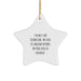 Funny X-Ray Technician Christmas Unique Gifts from Friends for X-Ray Technician Star Ornament, Sarcasm Level Dependent - Image 1