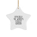 Funny Quote Advisor Star Ornament Gifts from Men for Women - Image 1