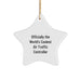 Funny Air Traffic Controller Star Ornament Gifts from Santa for Happy Kids Men Women Friends Coworkers Family Christmas Unique Presents - Image 1