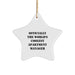 Funny Quotes for Apartment Managers, Officially The World's Coolest Star Ornament Gifts from Friends, Christmas Unique - Image 1
