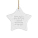 Gifts from Men, Women, or Friends for the World's Coolest Assistant Principal Star Ornament, White Star Shaped Decoration for Christmas Unique Gifts - Image 1