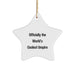Funny Umpire Gifts for Friends and Family - Officially The World's Coolest Umpire Star Ornament for Christmas Unique Presents - Image 1