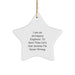 Funny Aerospace Engineer Gifts for Men, Star Ornaments for Christmas Unique Gifts from Family, Friends, or Coworkers - I Am An Aerospace Engineer. - Image 1