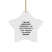 Funny Assistant Principal Gifts from Men, Inspirational Star Ornament with Quote, Christmas Unique Office Decorations for Assistant Principals - Image 1