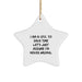 Funny CFO Gifts from Friends, Christmas Unique Star Ornament for CFO, 'I Am A Cfo. To Save Time Let's Just Assume I'm Never Wrong.' CFO Star Ornament - Image 1