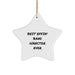 Funny Band Director Gifts for Men, Unique Star Ornament, Best Effin' Band Director Ever Inspirational Quote, Ideal Gift for Christmas Unique Gifts from Friends to Family - Image 1