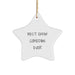 Funny Comedian Star Ornament Gifts from Friends, Best Effin' Comedian Ever Inspirational Quote, Christmas Unique Gifts for Comedian Fans - Image 1