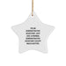 Administrative Assistant Star Ornament, Funny Quote Gifts from Coworkers, for Administrative Assistant Christmas Unique Gifts - Image 1