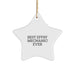 Funny Mechanic Christmas Unique Gifts from Friends to Mechanic Men, Best Effin' Mechanic Ever Star Ornament, Personalized Mechanic Star Decoration for Home - Image 1