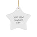 Best Effin' Star Ornament for Millwright Men Gifts from Friends, Funny Christmas Star Ornaments, Star Shaped Gift for Millwright - Image 1