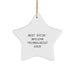 Funny Nuclear Technologist Star Ornament, Gifts for Nuclear Technologist, Christmas Unique Gifts from Friends, Best Effin' Nuclear Technologist Ever - Image 1