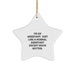 Funny Assistant Star Ornament Gifts from Friends for Christmas, Cute Assistant Star Decoration, Sassy Assistant Christmas Unique Gift - Image 1