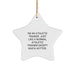 Funny Athletic Trainer Gifts for Him - Star Ornament with Quote 'I'm An Athletic Trainer...' - Christmas Unique Gifts from Friends - Image 1