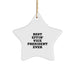Funny Vice President Gifts for Men from Friends, Unique Christmas Star Ornament for Vice President, Best Effin' Vice President Ever - Image 1
