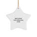 Funny Vice-principal Gifts - Best Effin' Vice-principal Ever Star Ornament for Christmas Unique Gifts from Men to Vice-principal Friends - Image 1