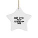 Funny X-Ray Technician Gifts from Friends - Best Effin' Star Ornament for X-Ray Technician Men Christmas Unique Gifts - Image 1
