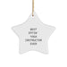 Funny Yoga Instructor Gifts for Men and Women, Best Effin' Star Ornament for Yoga Instructors, Unique Christmas Unique Gifts from Friends to Family - Image 1