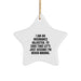 Funny Star Ornament Gifts from Insurance Adjuster Friends, Unique Christmas Unique Gifts for Insurance Adjuster Men, Star Ornament Humor - Image 1