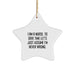 Funny Nurse Gifts from Family, Christmas Unique Gifts for Nurse, Star Ornament with I'm Never Wrong Quote - Image 1