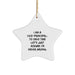 Funny Vice-principal Gifts for Men, Unique Christmas Star Ornament with Quote 'I Am A Vice-principal. To Save Time Let's Just Assume I'm Never Wrong.' from Friends to Family - Image 1