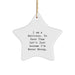 Funny Waitress Star Ornament Gifts from Men to Women Friends Coworkers Family for Christmas Unique Presents - Image 1