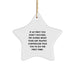 Funny Air Traffic Controller Gifts from Friends, Christmas Unique Gifts for Air Traffic Controller, Star Ornament - Image 1