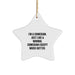 Funny Comedian Star Ornament Gifts from Friends for Comedian Men - Comedian Humor Christmas Unique Gifts - Image 1