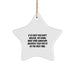Funny Landscape Architect Gifts, Star Ornament with Inspirational Quote, Gifts from Friends to Family for Christmas - Image 1