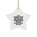 Correctional Officer Gifts - Funny Star Ornament 'I'm A Correctional Officer' - Christmas Unique Gifts from Friends - Image 1