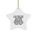 Funny Mechanical Engineer Star Ornament Gifts from Friends for Men Christmas Unique Decorations - Image 1