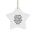 Court Reporter Star Ornament, Funny Quote Gift for Court Reporters, Christmas Unique Gifts from Friends, Family, or Coworkers - Image 1