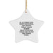 Funny Nurse Practitioner Star Ornament, Gifts for Your Favorite NP, Christmas Unique Gifts from Men to Women - Image 1