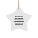 Funny Optometrist Gifts from Men to Friends - Star Ornament for Christmas Unique Gifts - Image 1
