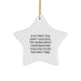 Funny Rancher Gifts from Men to Family - Star Ornament for Rancher Friends, Christmas Unique Decorations - Image 1