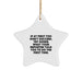 Funny Reporter Gifts from Friends, Christmas Unique Star Ornament for Reporter Men, Inspirational Quote Star Shaped Decor - Image 1