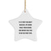 Funny School Bus Driver Gifts from Friends - Inspirational Star Ornament for Men, Women or Coworkers on Christmas - Unique Motivational Present Idea - Image 1