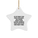 Funny Social Worker Gifts from Friends for Social Worker - Star Ornament, Inspirational, Christmas Unique Gifts - Image 1