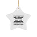 Funny Sonographer Star Ornament Gift for Men - Gifts from Family - If At First You Don't Succeed Try Doing What Your Sonographer Told You To Do First Christmas Unique Gifts - Image 1
