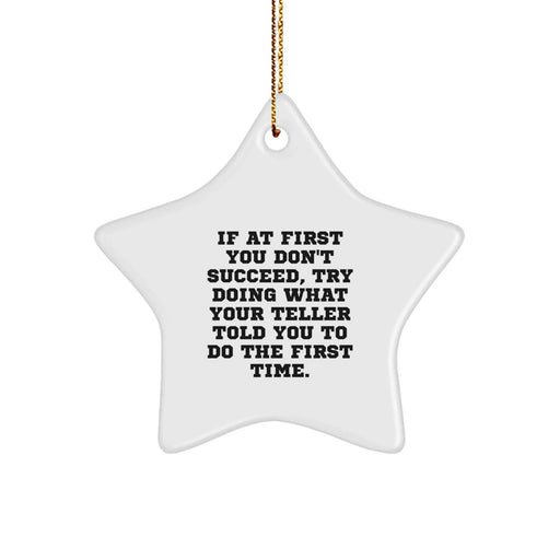 Funny Teller Star Ornament Gifts from Friends for Teller Christmas Unique Gifts - Image 1